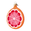 Załaduj obraz do przeglądarki galerii, Grapefruit slice. Handmade Glass Christmas ornament. 2022-246

