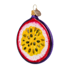 Sultry Maracuja | Hand-Painted Glass Ornament | Blubom 2022-247