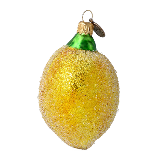 Glistening Amalfi Citron Premium christmas glass ornament 2022-252