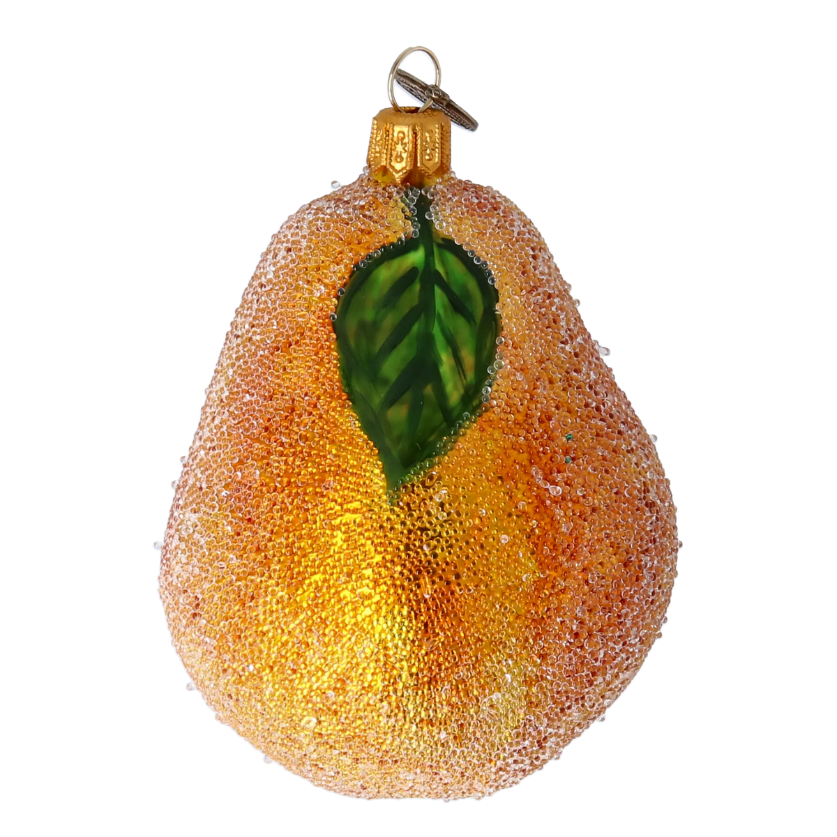 Honeyed Orchard Dew | Hand-Painted Glass Ornament | Blubom 2022-254