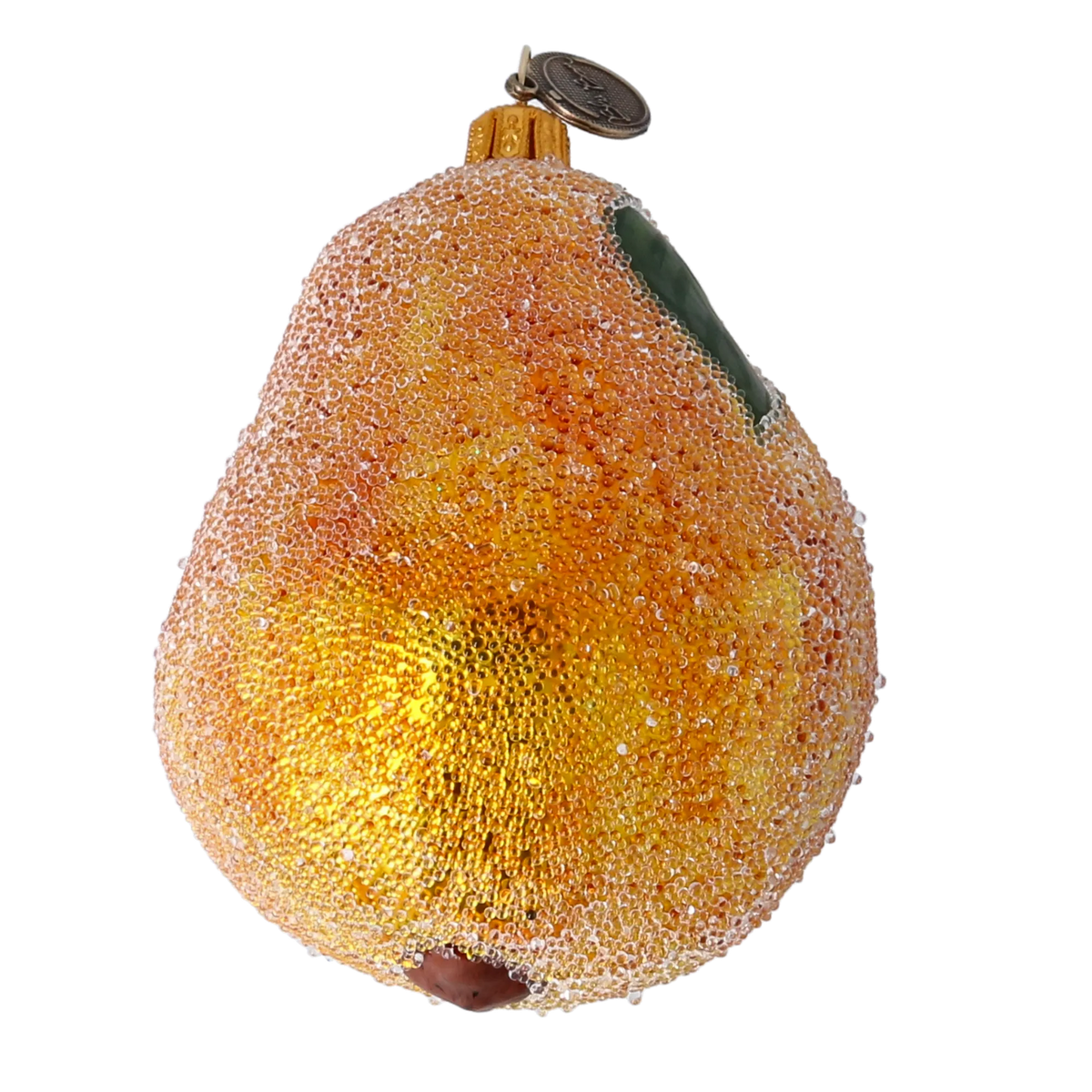 Honeyed Orchard Dew | Hand-Painted Glass Ornament | Blubom 2022-254