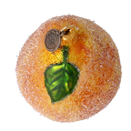 Honeyed Orchard Dew | Hand-Painted Glass Ornament | Blubom 2022-254