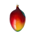 Załaduj obraz do przeglądarki galerii, Exotic Mango. Handmade Glass Christmas ornament. 2022-255
