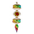 Porcelain Aurora Jubilee | Hand-Painted Glass Ornament | Blubom 2022-257