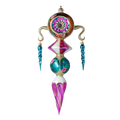 Gilded Garden Solstice | Hand-Painted Glass Ornament | Blubom 2022-258