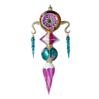 Gilded Garden Solstice | Hand-Painted Glass Ornament | Blubom 2022-258