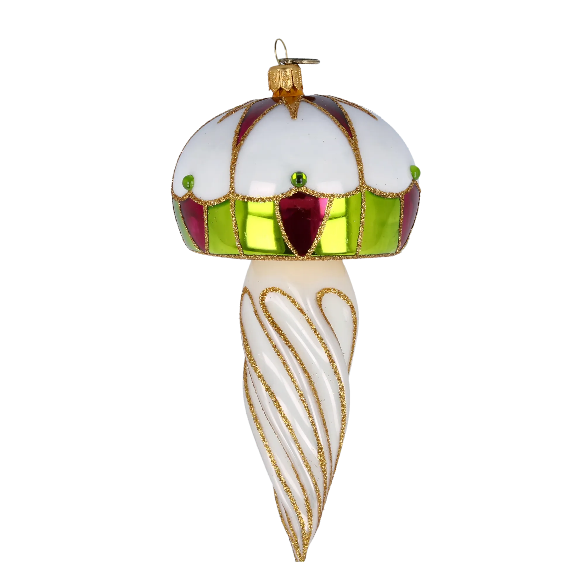Slender Stained-Glass Mushroom