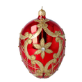Załaduj obraz do przeglądarki galerii, Jajko bogato zdobione Szklana Ozdoba
