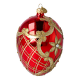 Załaduj obraz do przeglądarki galerii, Jajko bogato zdobione Szklana Ozdoba
