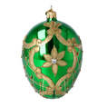 Załaduj obraz do przeglądarki galerii, Imperial Emerald Egg Premium christmas glass ornament 2022-288

