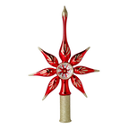 Garnet Zenith Solstice | Hand-Painted Glass Ornament | Blubom 2022-293