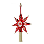 Garnet Zenith Solstice | Hand-Painted Glass Ornament | Blubom 2022-293