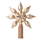 Gilded Celestial Zenith | Hand-Painted Glass Ornament | Blubom 2022-301
