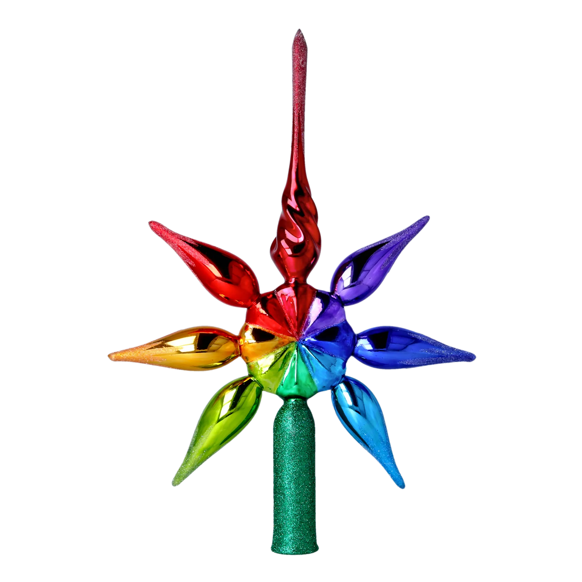 Vivid Zenith | Hand-Painted Glass Ornament | Blubom 2022-302