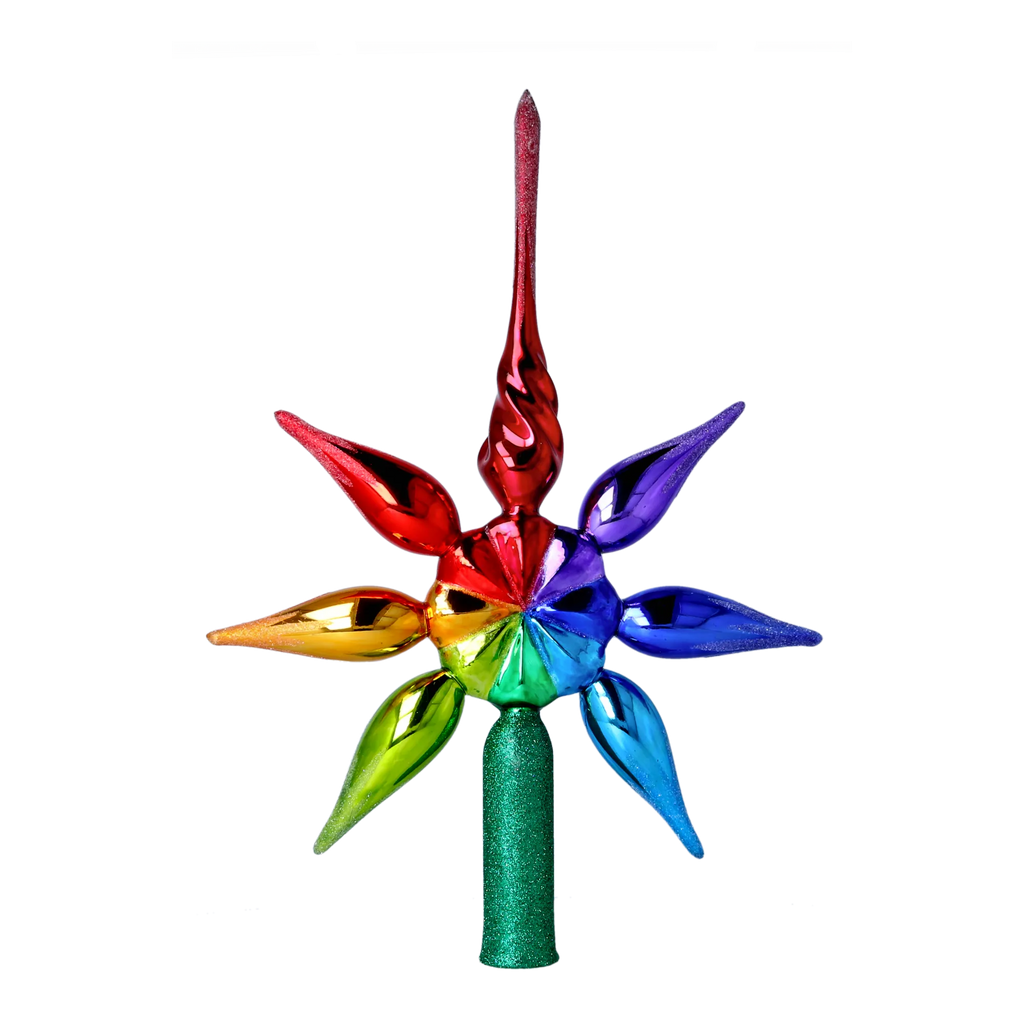 Vivid Zenith | Hand-Painted Glass Ornament | Blubom 2022-302