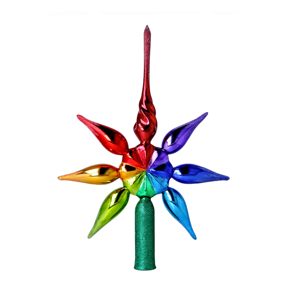 Vivid Zenith | Hand-Painted Glass Ornament | Blubom 2022-302