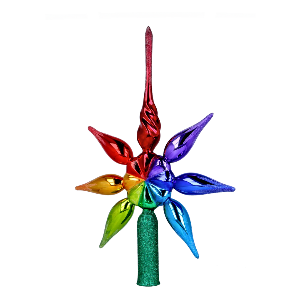 Vivid Zenith | Hand-Painted Glass Ornament | Blubom 2022-302