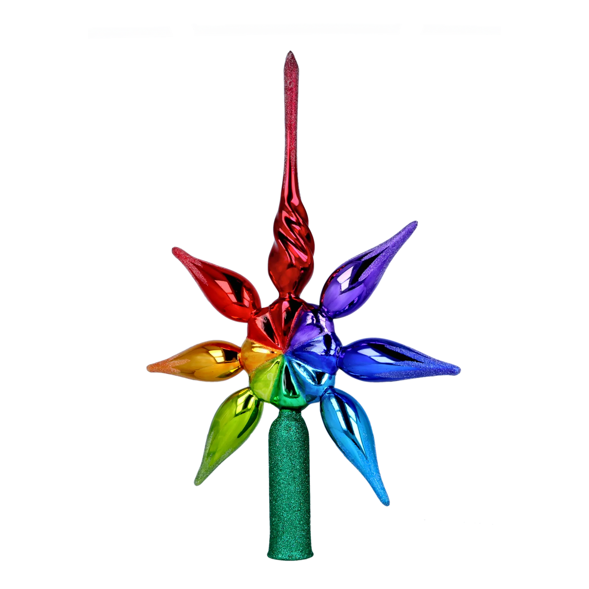 Vivid Zenith | Hand-Painted Glass Ornament | Blubom 2022-302