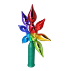 Vivid Aurora Zenith | Hand-Painted Glass Ornament | Blubom 2022-303