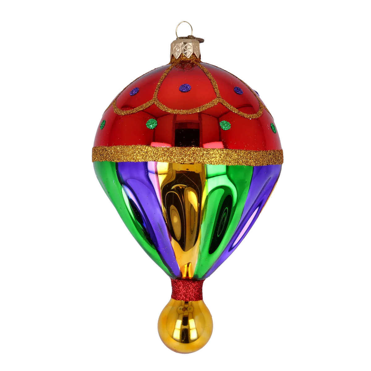Sovereign Skyward Voyager | Hand-Painted Glass Ornament | Blubom 2022-308