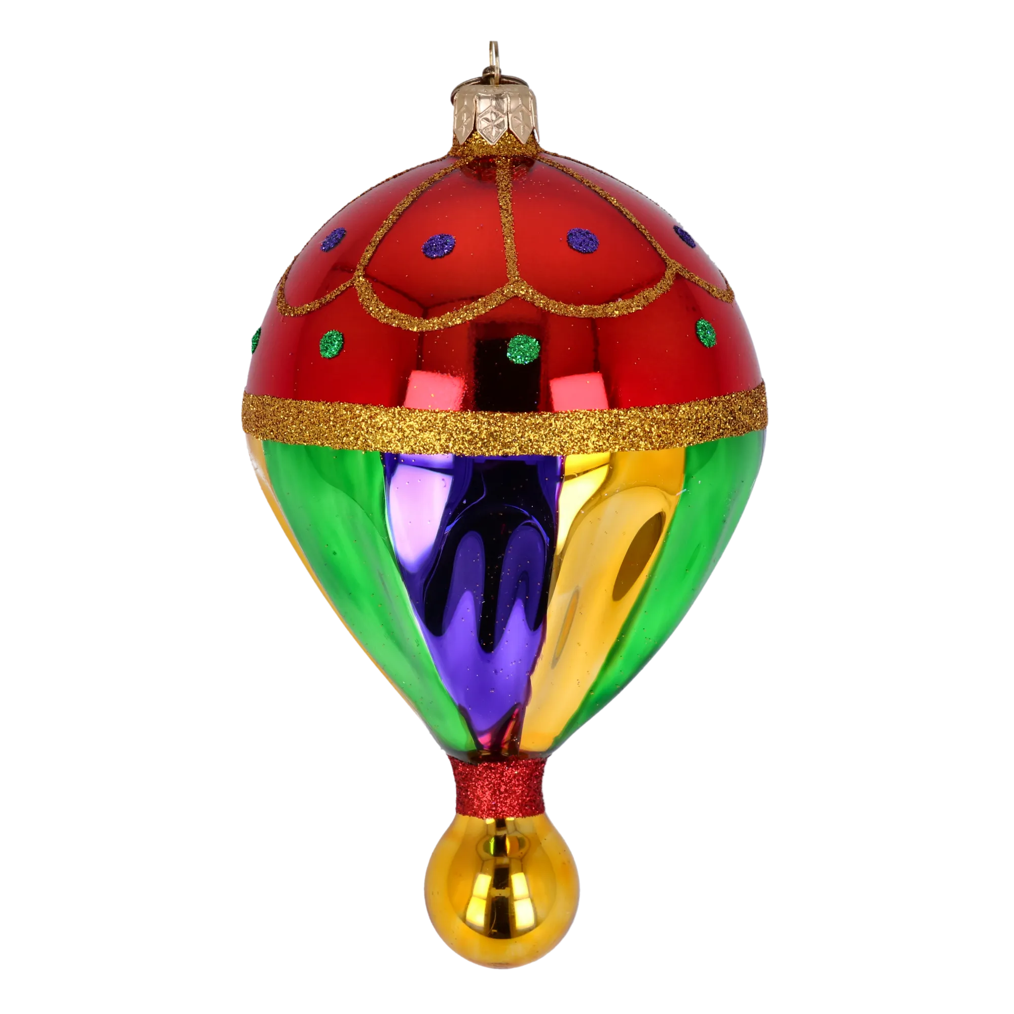 Carnival Glow Ornament Glass Christmas ornament balloon Glass Ornament 2022-308