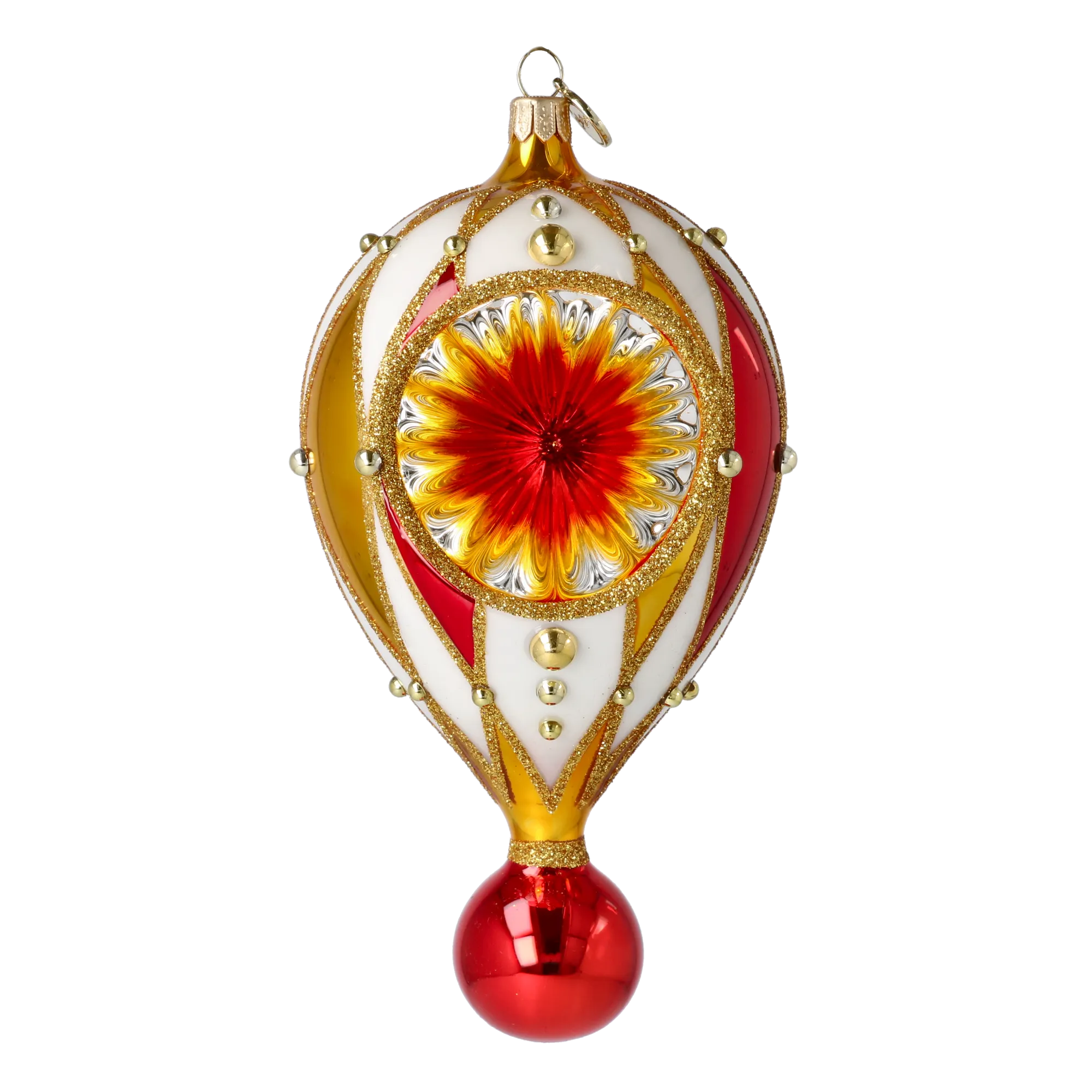 Drop Sunshine. Handmade Glass Christmas ornament 2022-309