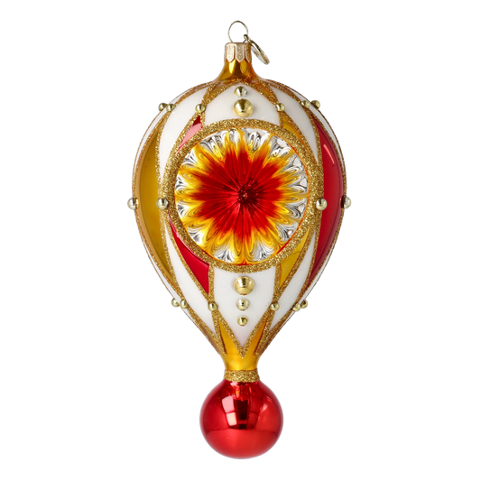 Drop Sunshine. Handmade Glass Christmas ornament 2022-309