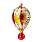Gilded Solstice | Hand-Painted Glass Ornament | Blubom 2022-309
