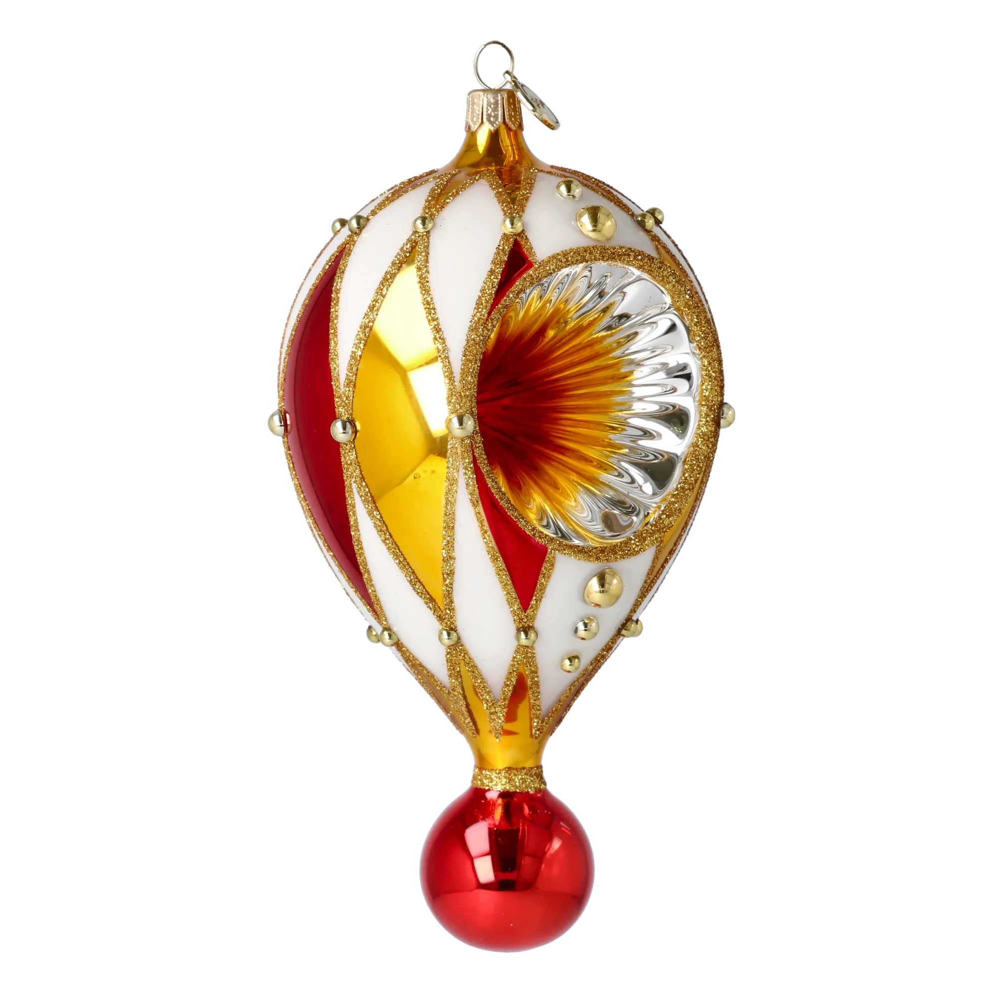 Drop Sunshine. Handmade Glass Christmas ornament 2022-309