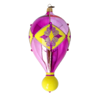 Magenta Meridian Echo | Hand-Painted Glass Ornament | Blubom 2022-311