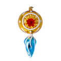 Gilded Arctic Echo | Hand-Painted Glass Ornament | Blubom 2022-312