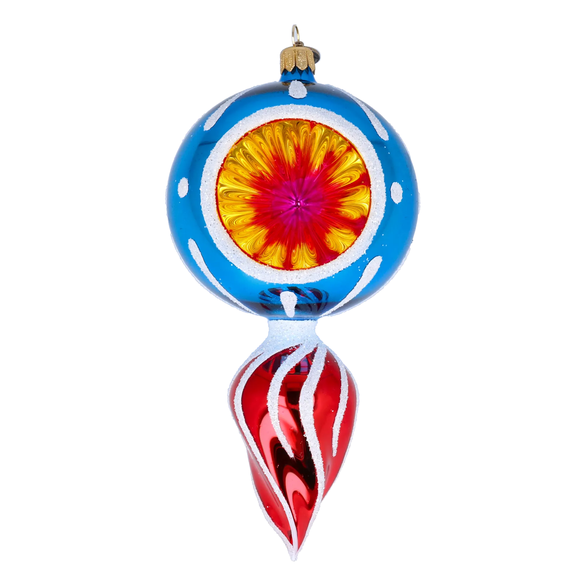 Drop  Handmade Glass Christmas ornament 2022-315
