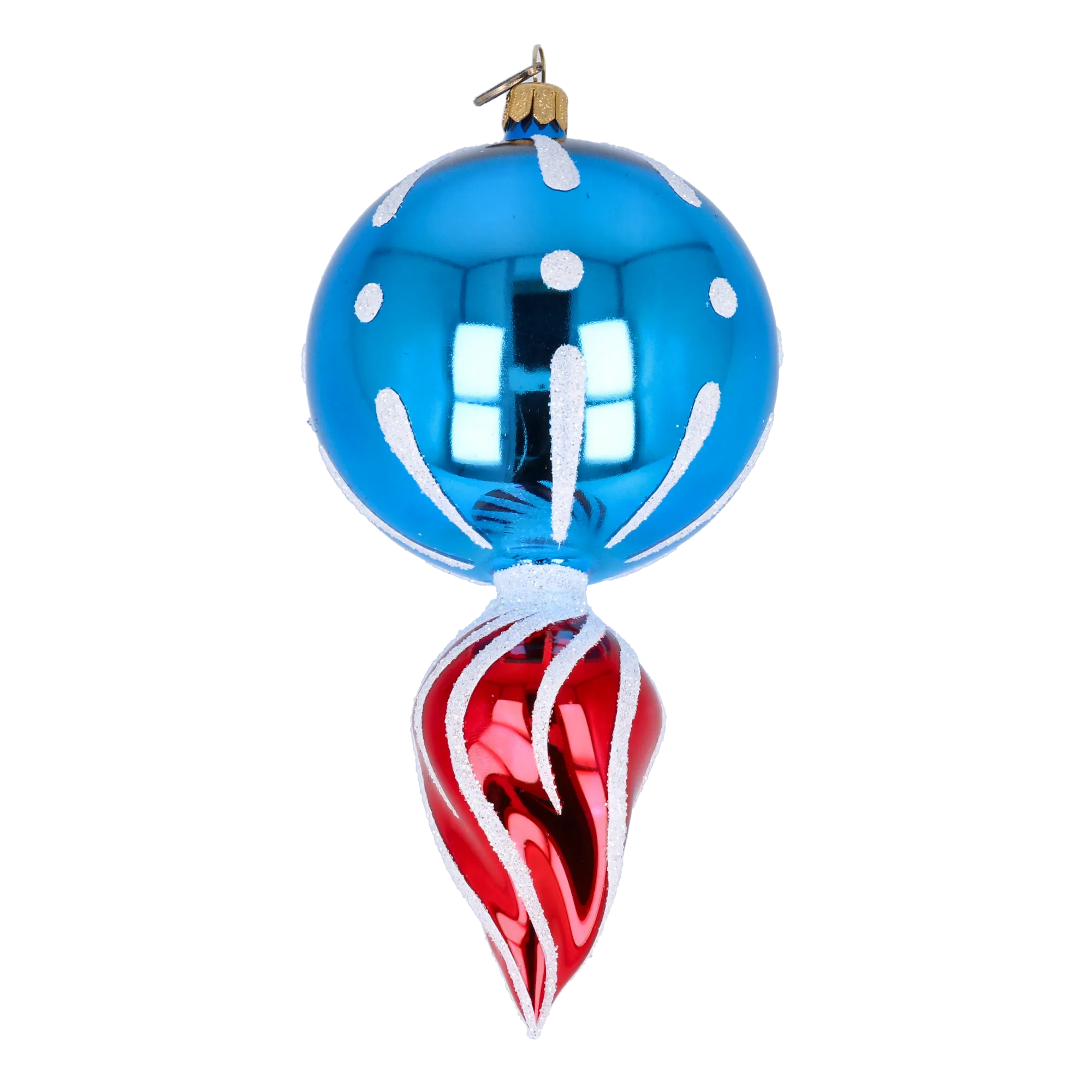 Drop  Handmade Glass Christmas ornament 2022-315