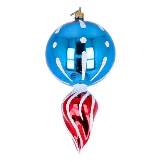 Drop  Handmade Glass Christmas ornament 2022-315