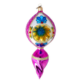 Załaduj obraz do przeglądarki galerii, Orchid Zenith Resonance | Hand-Painted Glass Ornament | Blubom 2022-322
