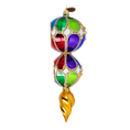 Załaduj obraz do przeglądarki galerii, Harlequin Glow Handmade Glass Christmas ornament Retro Glass Reflector Ornament 2022-333
