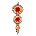 Bronze Solstice | Hand-Painted Glass Ornament | Blubom 2022-334