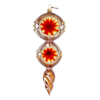 Bronze Solstice | Hand-Painted Glass Ornament | Blubom 2022-334