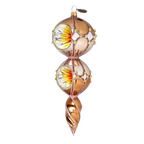 Bronze Solstice | Hand-Painted Glass Ornament | Blubom 2022-334