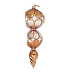 Bronze Solstice | Hand-Painted Glass Ornament | Blubom 2022-334