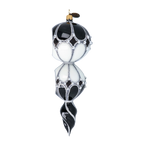 Obsidian Nocturne | Hand-Painted Glass Ornament | Blubom 2022-336