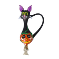 Wily Midnight Familiar | Hand-Painted Glass Ornament | Blubom 2022-360