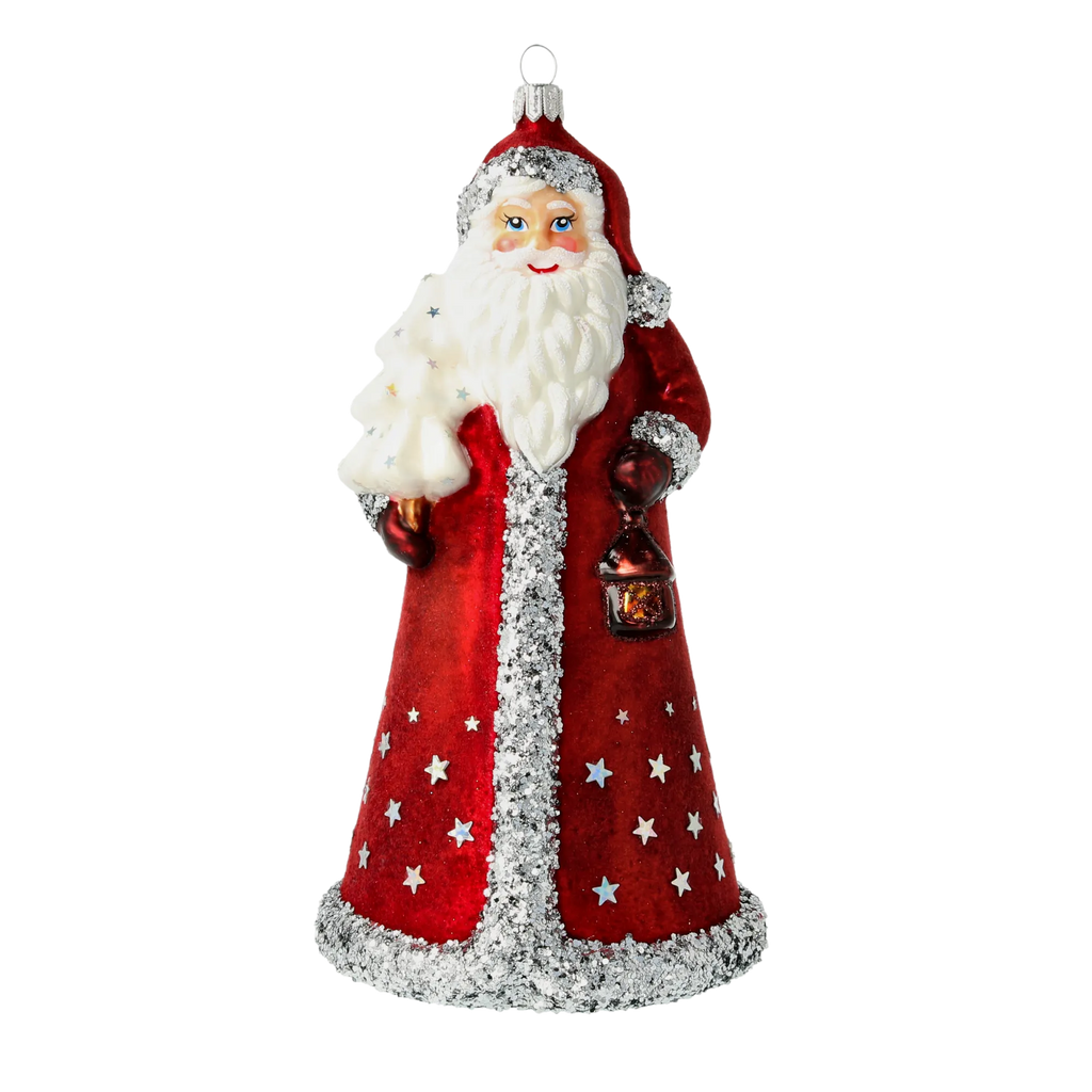 Silent Lantern Patron | Hand-Painted Glass Ornament | Blubom 2022-363