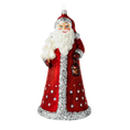 Load image into Gallery viewer, Christmas Santa - Guardian of the Stars. Handmade Glass Christmas ornament. 2022-363
