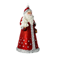 Load image into Gallery viewer, Christmas Santa - Guardian of the Stars. Handmade Glass Christmas ornament. 2022-363
