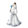 Load image into Gallery viewer, Silver Starlight Santa Claus Premium christmas glass ornament 2022-364
