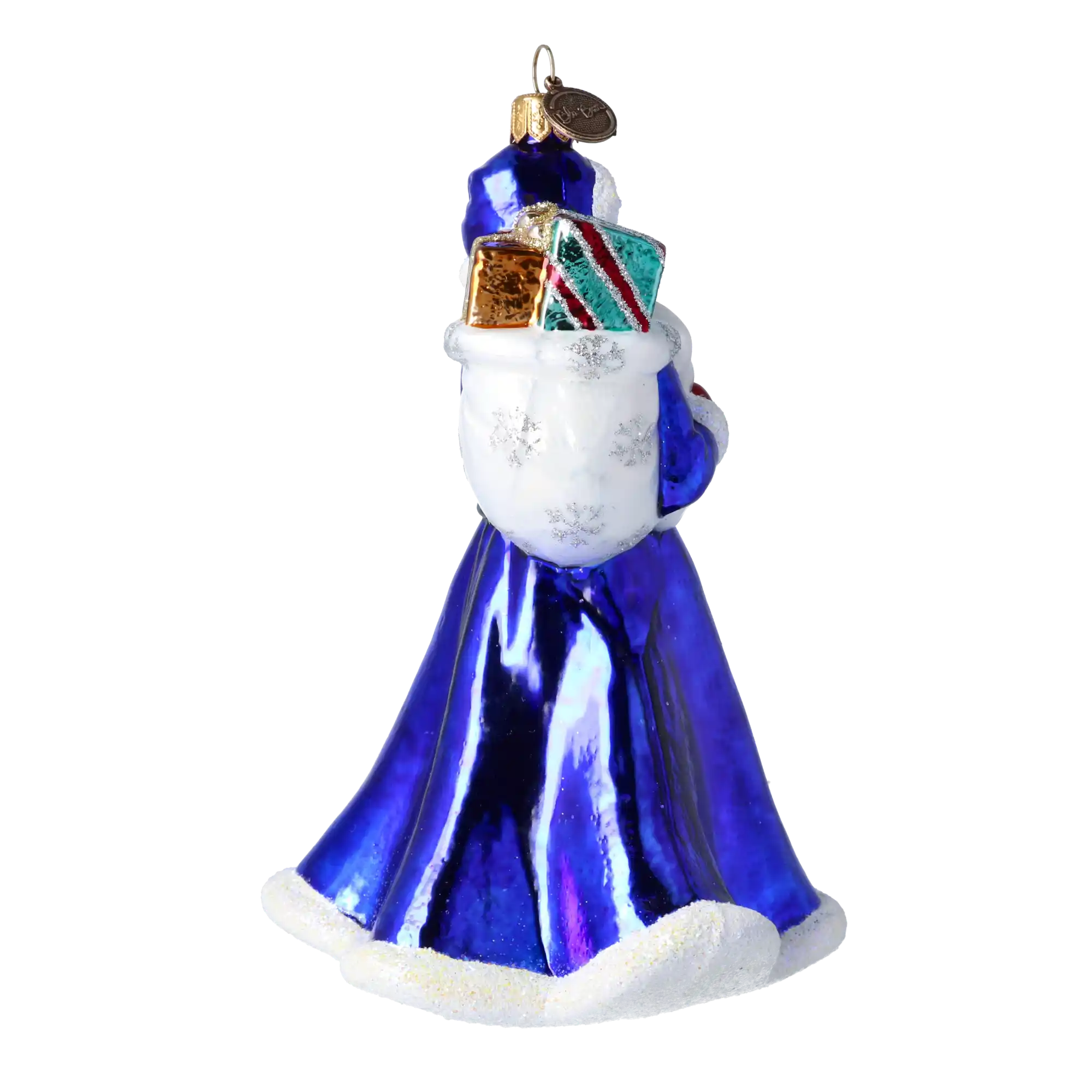 Mikołaj Z Laską Szklana Ozdoba