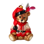 Gallant Hussar | Hand-Painted Glass Ornament | Blubom 2022-370