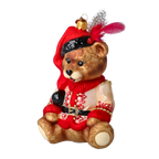 Gallant Hussar | Hand-Painted Glass Ornament | Blubom 2022-370