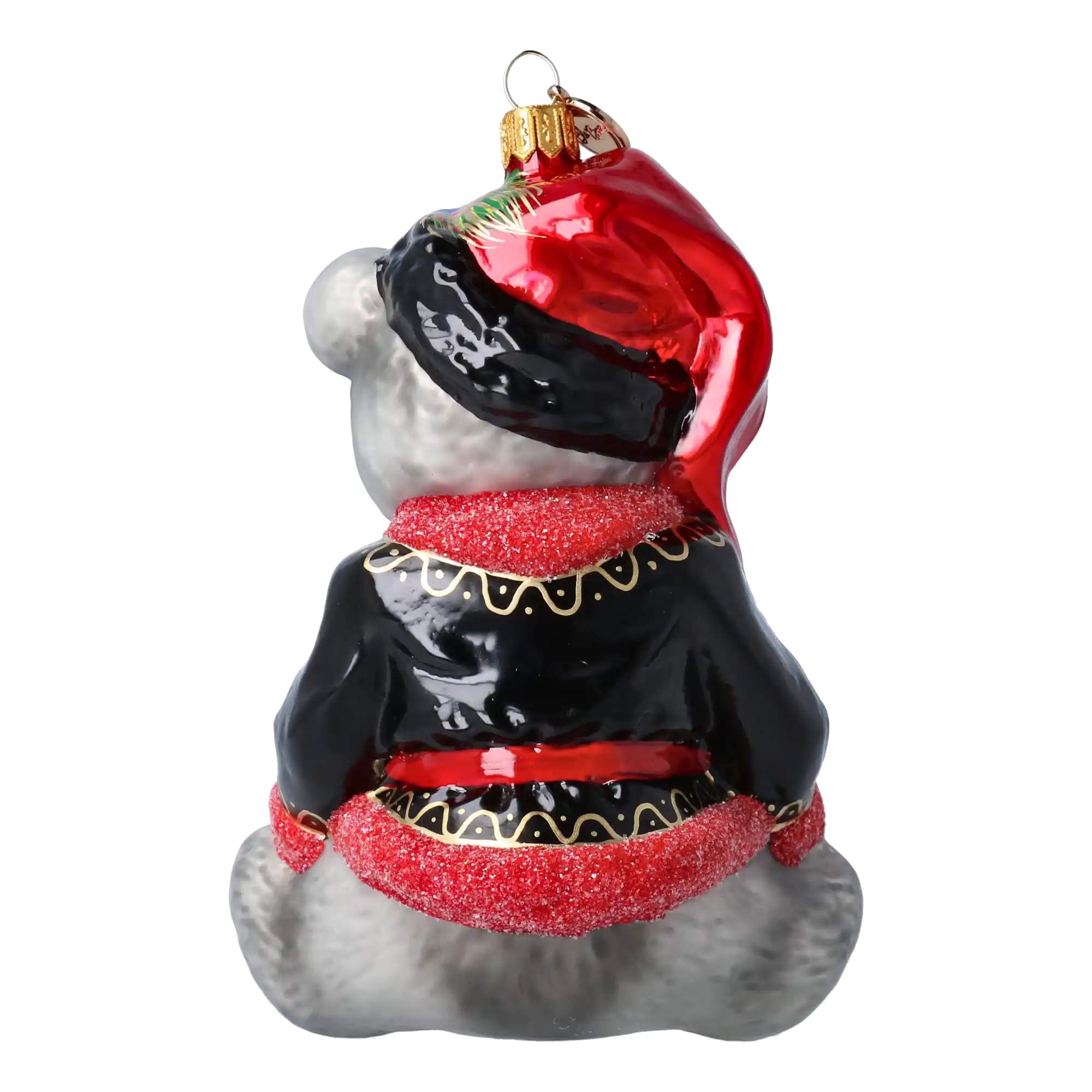 Miś W Kubraczku Szklana Ozdoba